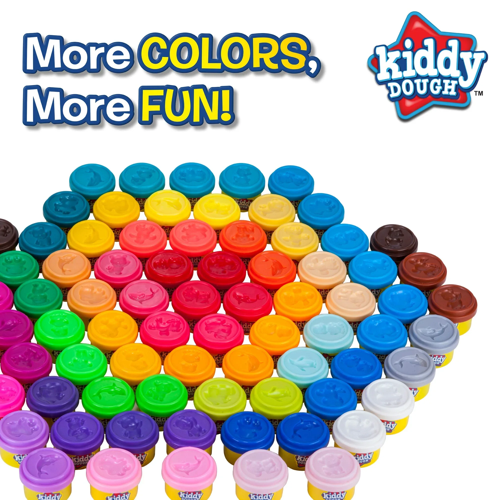 80 Pack of Kiddy Dough! Loads of Dough In 80 Colors! - Image 4