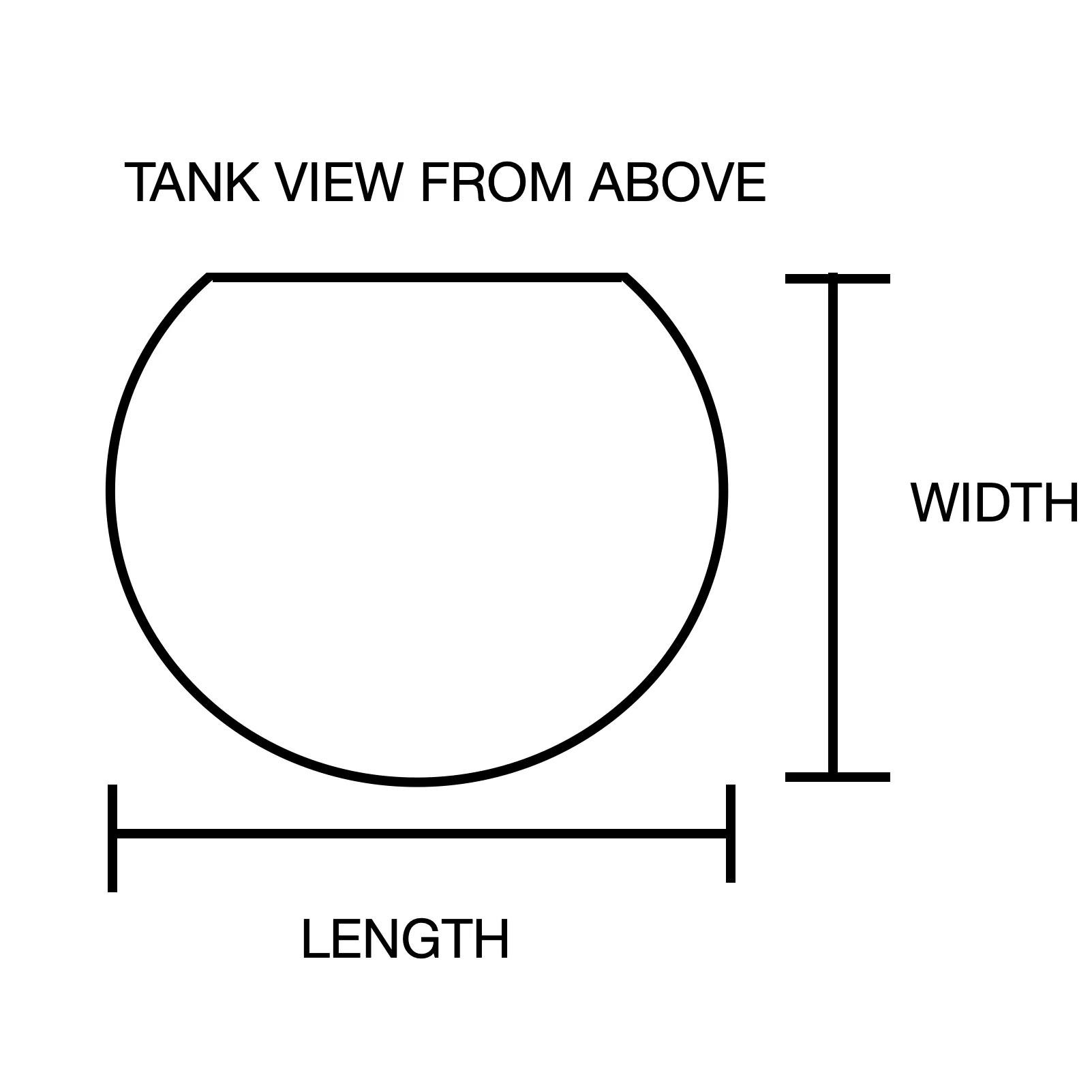 90 Gallon Glass 3/4 Cylinder Round Aquarium With Stand and Canopy in Golden Oak - Image 6