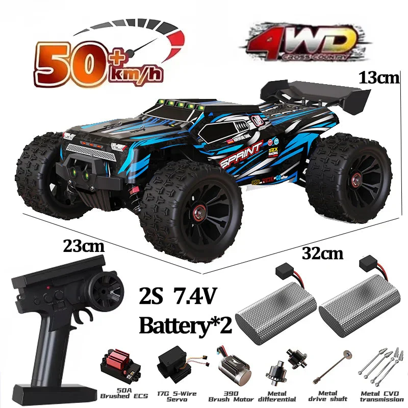 9522PRO 1:16 RC Car - 85KM/H Brushless 4WD Off-Road Drift Racing Truck with LED Lights, Professional High-Speed Remote Control Car - Image 14