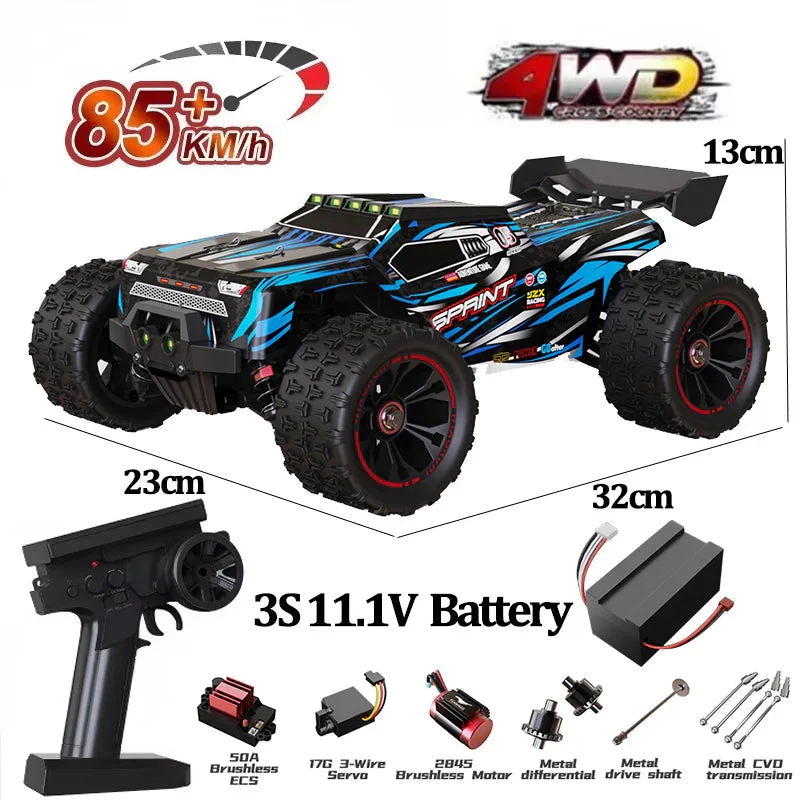 9522PRO 1:16 RC Car - 85KM/H Brushless 4WD Off-Road Drift Racing Truck with LED Lights, Professional High-Speed Remote Control Car - Image 15