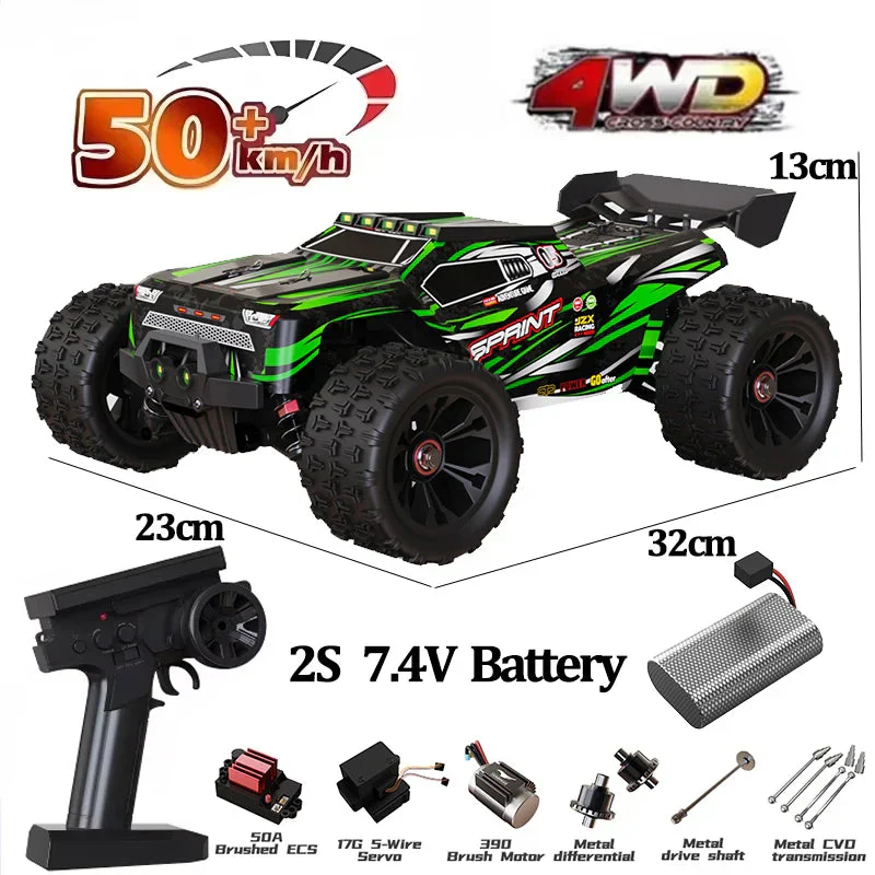 9522PRO 1:16 RC Car - 85KM/H Brushless 4WD Off-Road Drift Racing Truck with LED Lights, Professional High-Speed Remote Control Car - Image 16