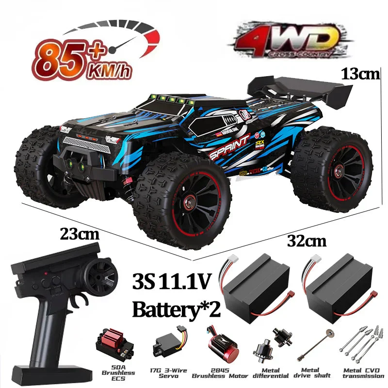 9522PRO 1:16 RC Car - 85KM/H Brushless 4WD Off-Road Drift Racing Truck with LED Lights, Professional High-Speed Remote Control Car - Image 7