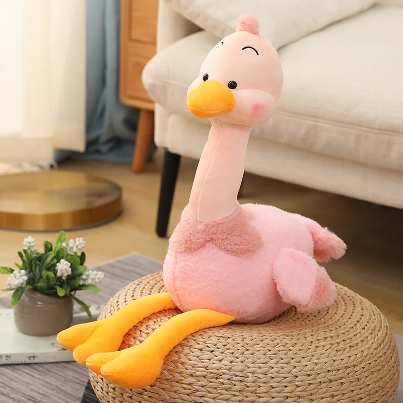 A Girl's Heart Flamingo Plush Toy Ugly Cute Duck Doll - Image 3