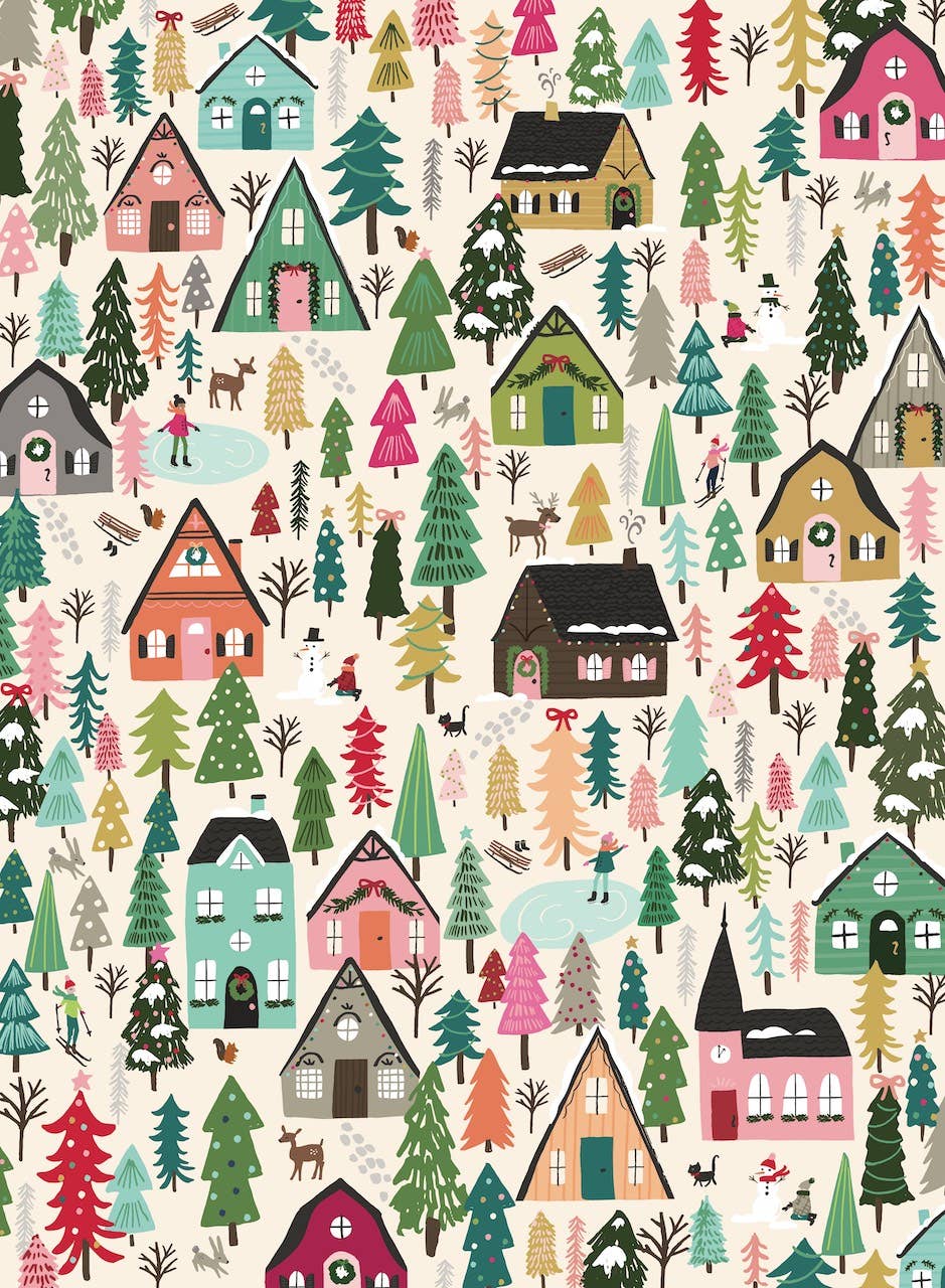 A Winter Wonderland Christmas 1000 Piece Jigsaw Puzzle by Puzzlefolk - Image 3
