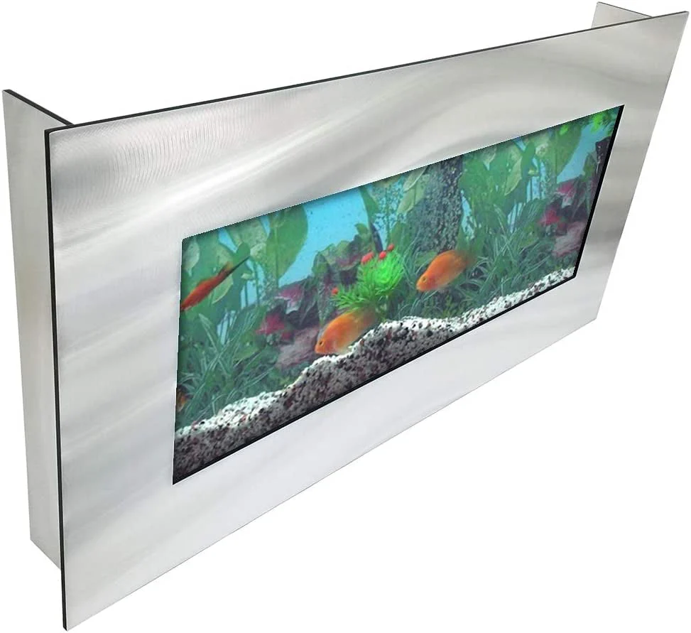 Aa-Skyline-Bsilver 2.0 Wall Mounted Aquarium, Brushed Silver - Image 3