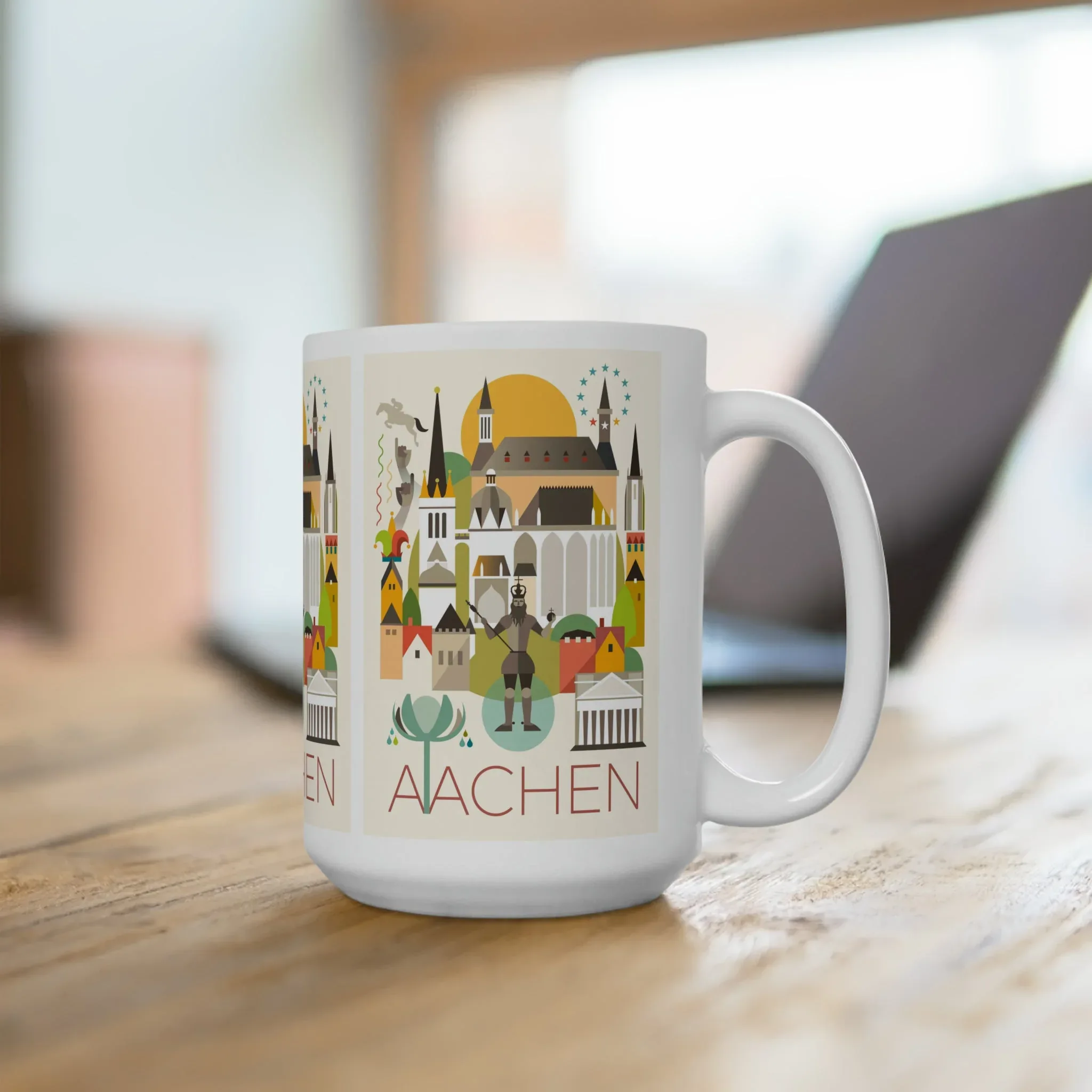 Aachen Ceramic Mug 11oz or 15oz - Image 4