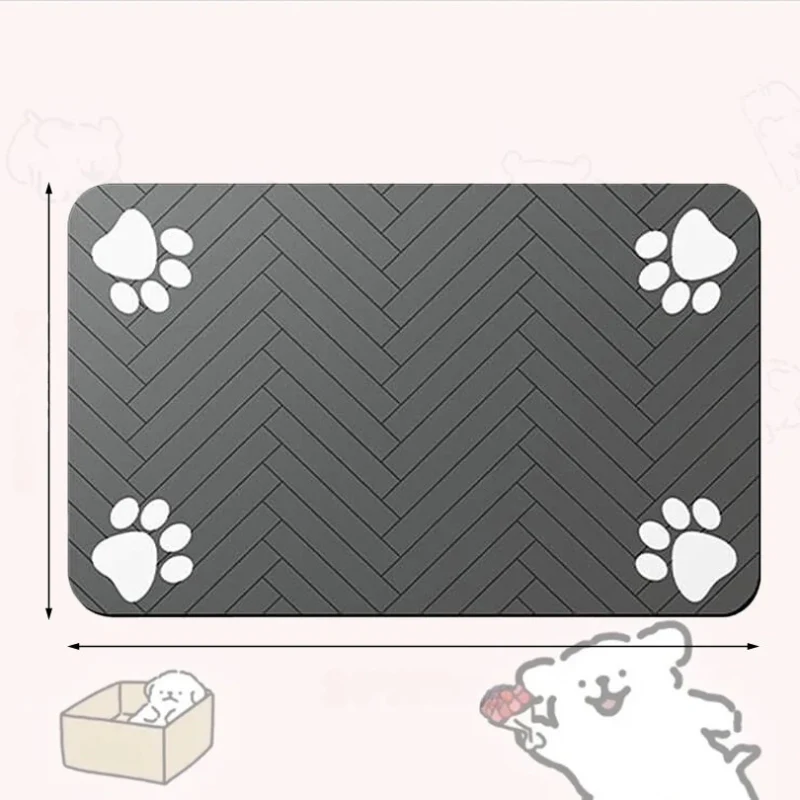 Absorbent Pet Feeding Mat with Waterproof Backing for Dogs & Cats - Image 7