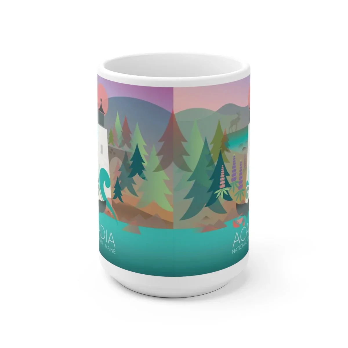 ACADIA NATIONAL PARK OZ CERAMIC MUG - Image 2