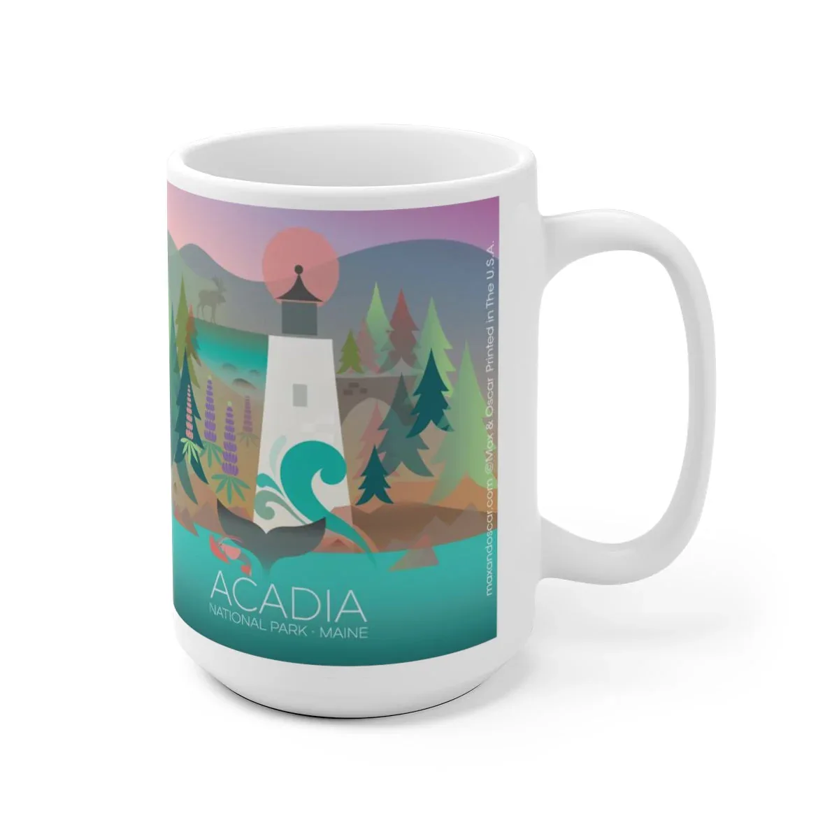 ACADIA NATIONAL PARK OZ CERAMIC MUG - Image 3