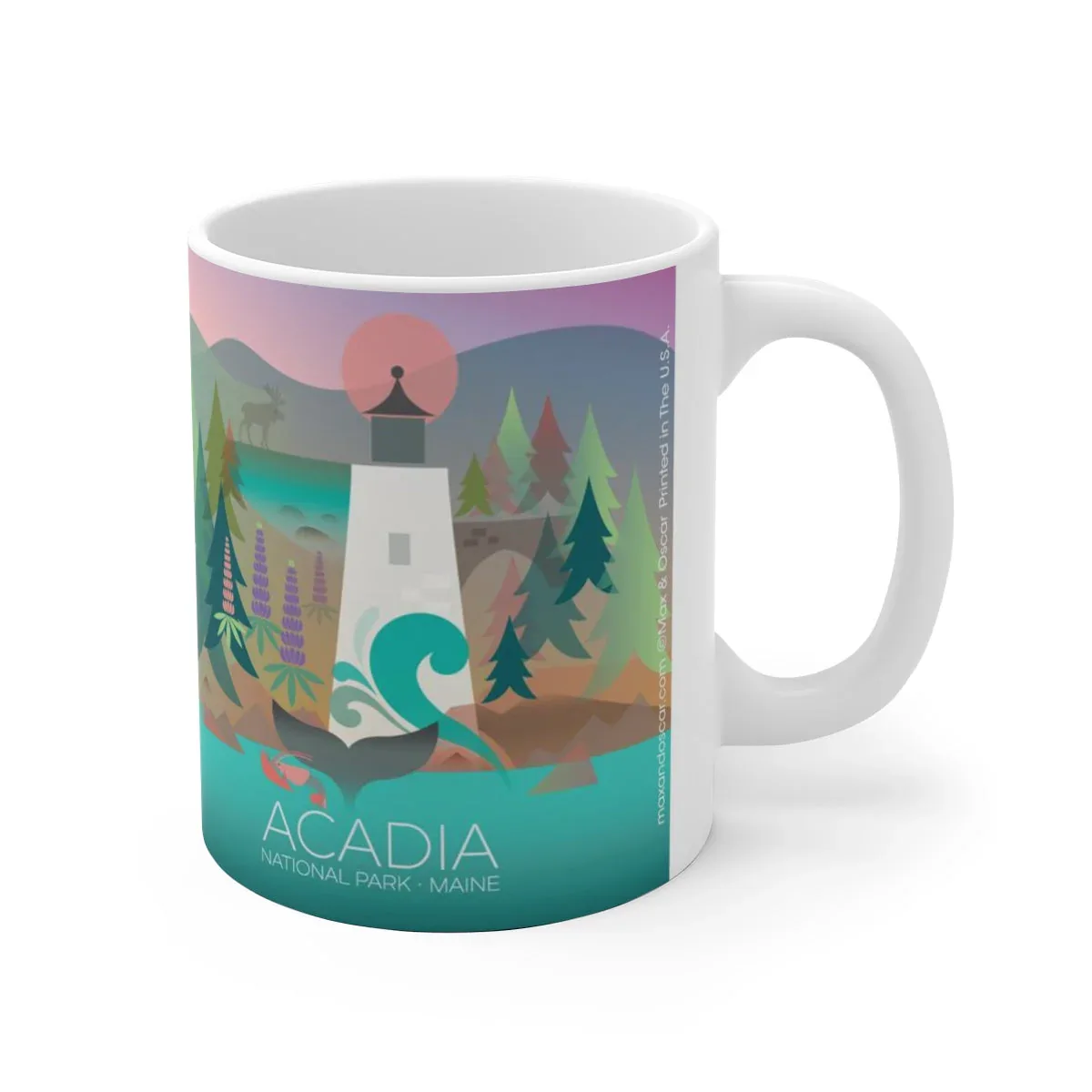 ACADIA NATIONAL PARK OZ CERAMIC MUG - Image 5