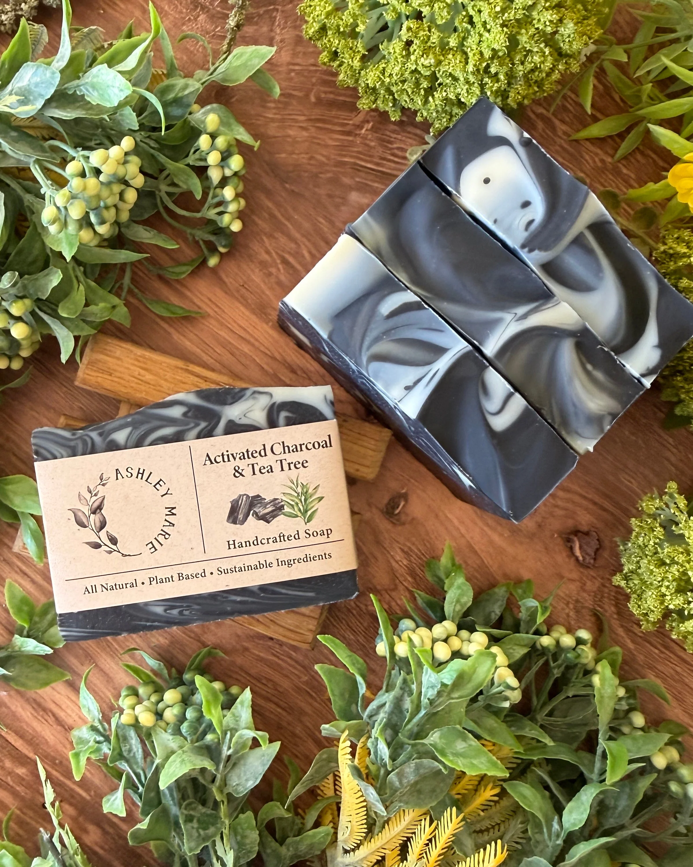 Activated Charcoal & Tea Tree Soap Wholesale - Image 3