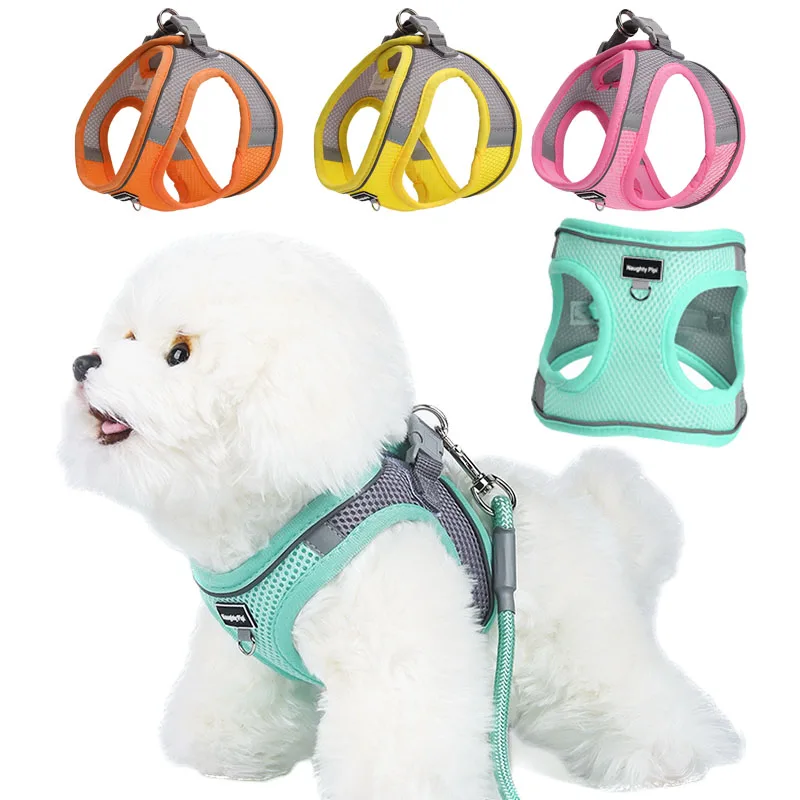 Adjustable Dog Harness & Leash Set for Small Dogs – Comfortable & Safe Walking Gear - Image 3