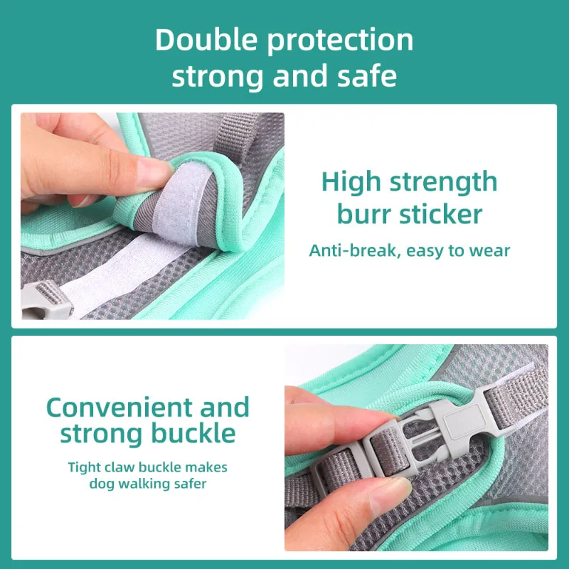 Adjustable Dog Harness & Leash Set for Small Dogs – Comfortable & Safe Walking Gear - Image 5