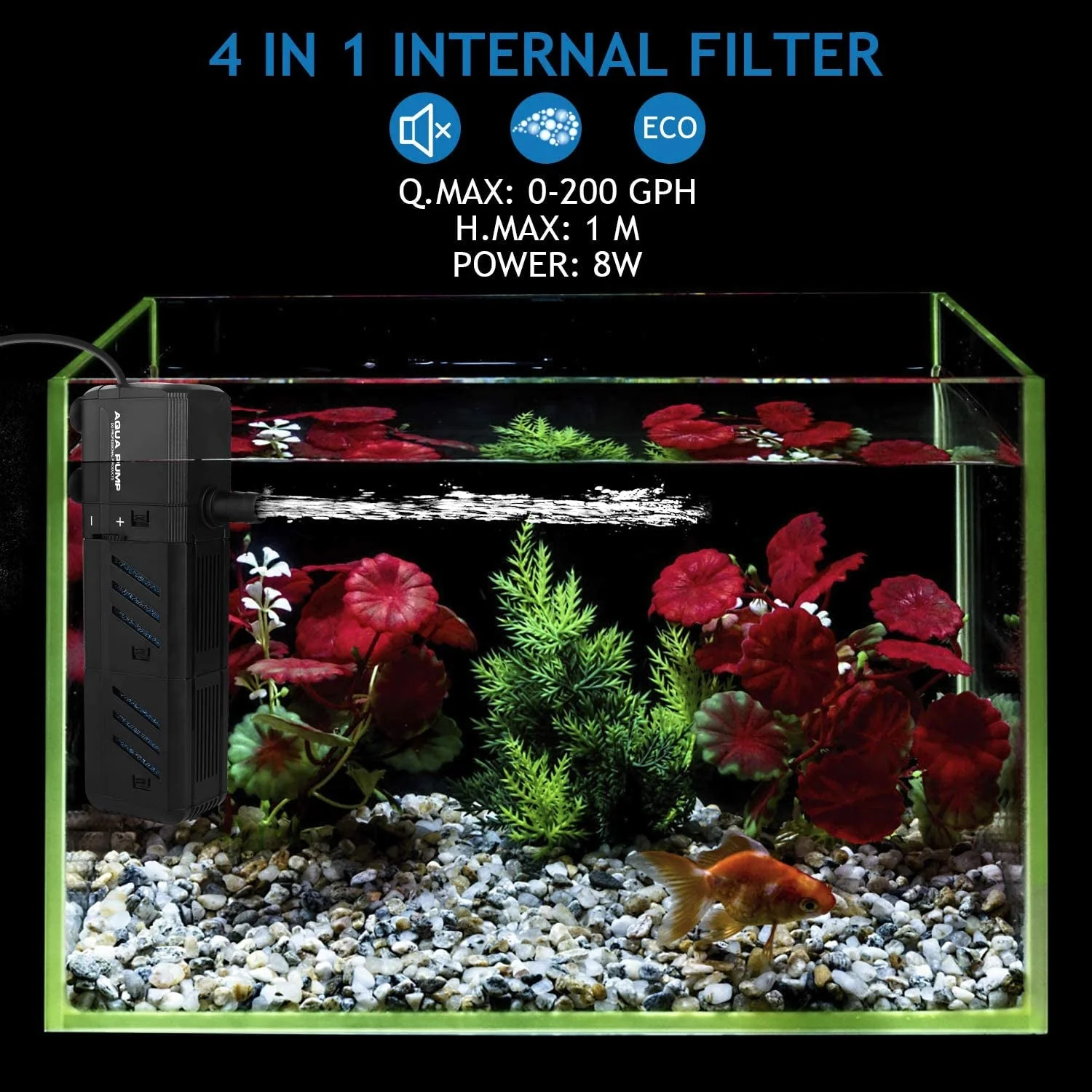 Adjustable Fish Tank Filter  for 10-50 Gallon Fish Tank - Image 3