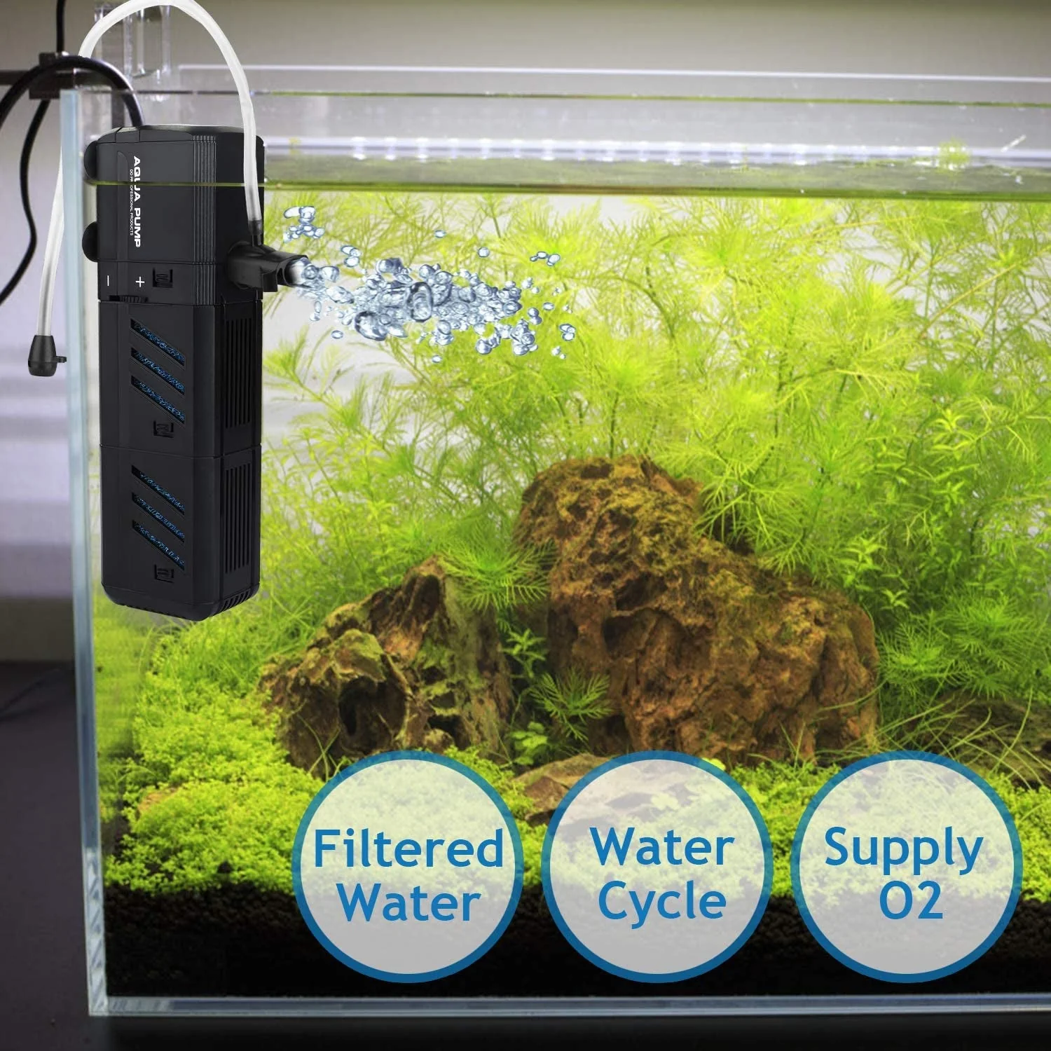 Adjustable Fish Tank Filter  for 10-50 Gallon Fish Tank - Image 4