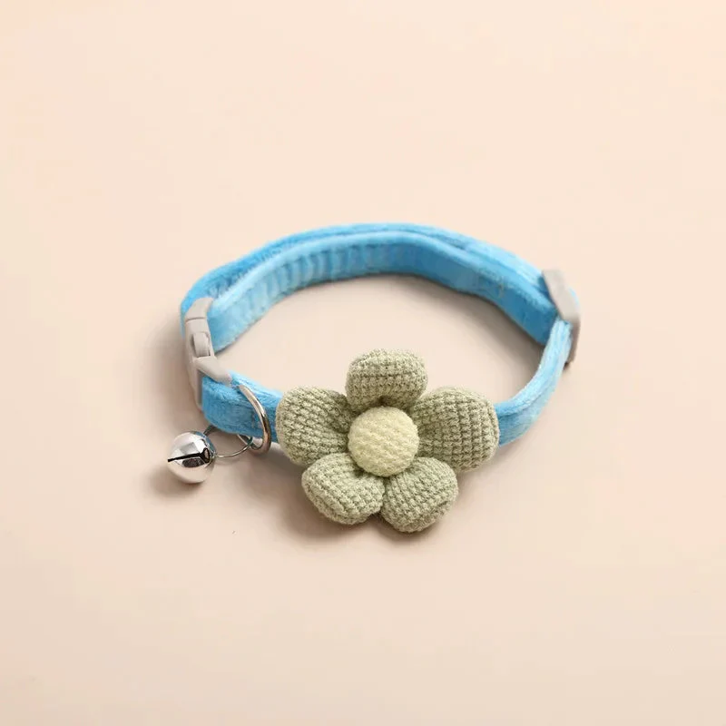 Adjustable Flower Cat Collar with Bell – Cute Breakaway Pet Collar for Kittens & Small Dogs - Image 8