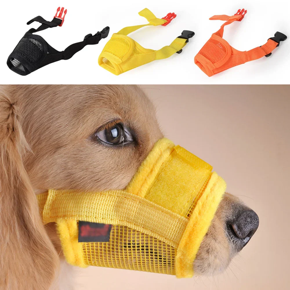 Adjustable Mesh Dog Muzzle – Anti-Barking & Anti-Biting Breathable Mouth Cover for Small & Medium Dogs - Image 3
