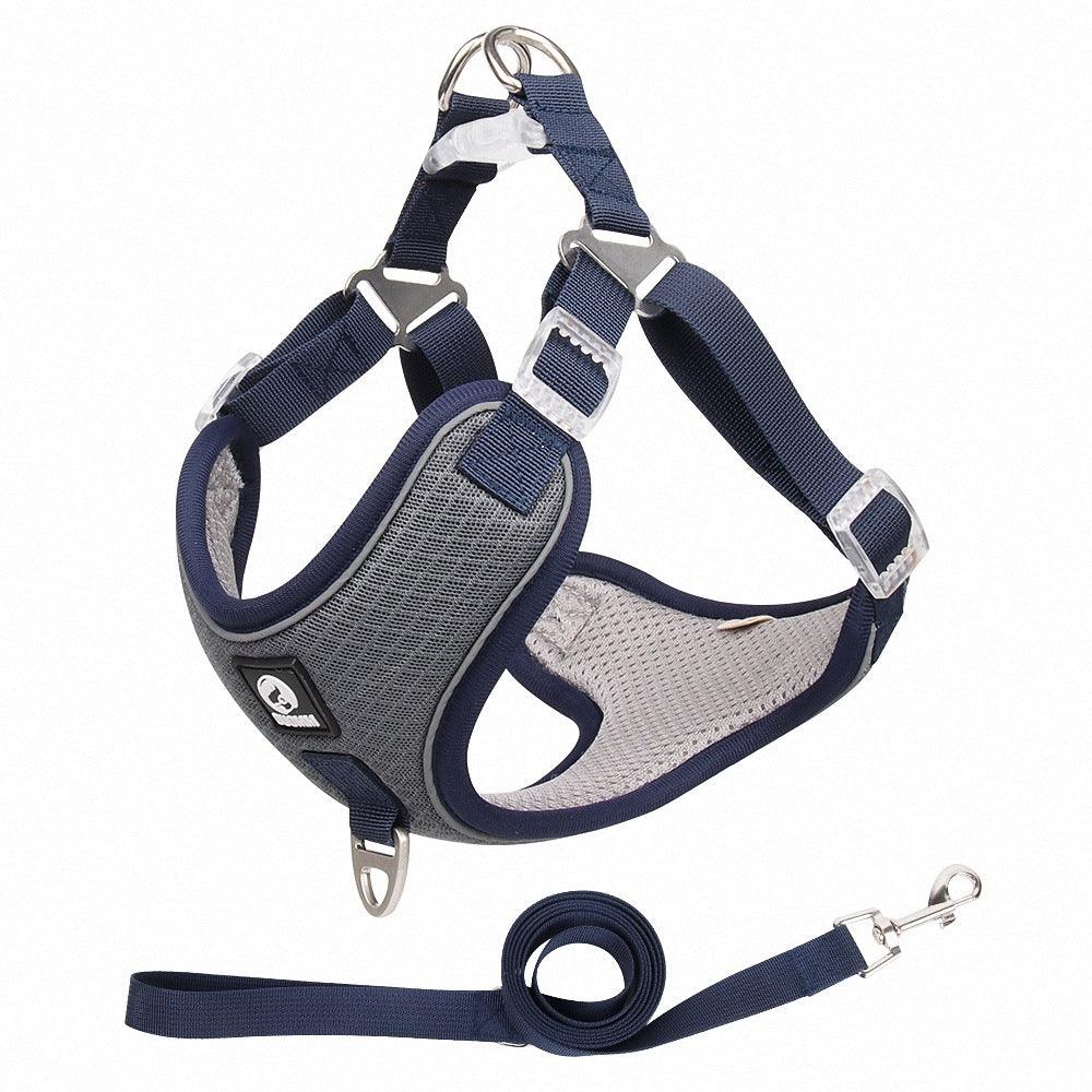 Adjustable Reflective Dog Harness Set - Image 7