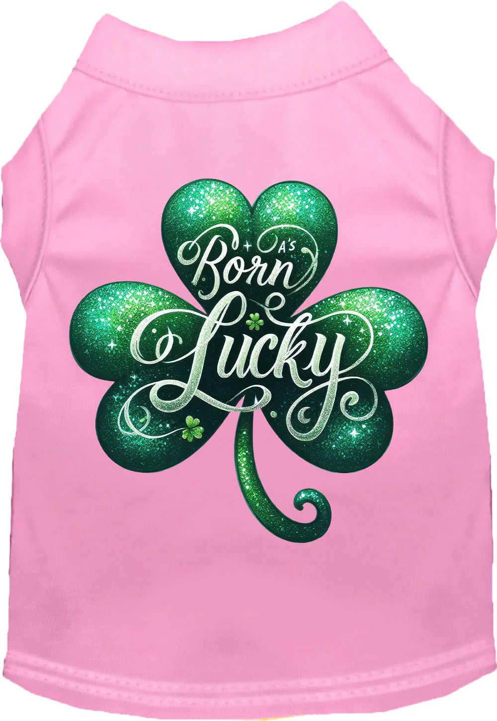 Adorable Cat or Dog Shirt for Pets "A's Born Lucky" - Image 3