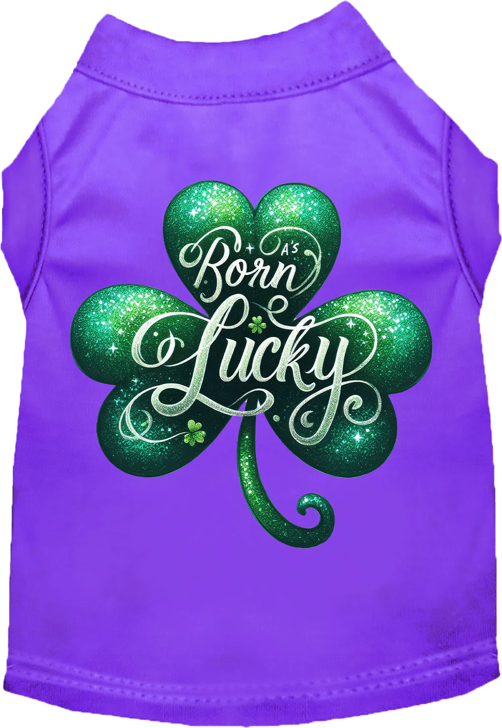Adorable Cat or Dog Shirt for Pets "A's Born Lucky" - Image 4