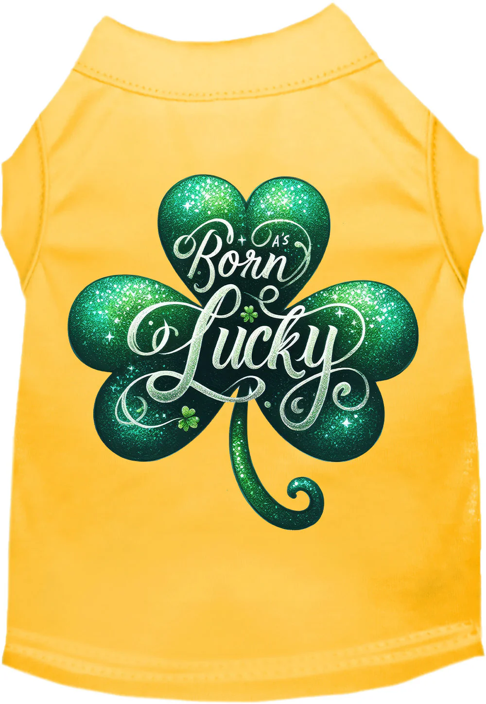 Adorable Cat or Dog Shirt for Pets "A's Born Lucky" - Image 7