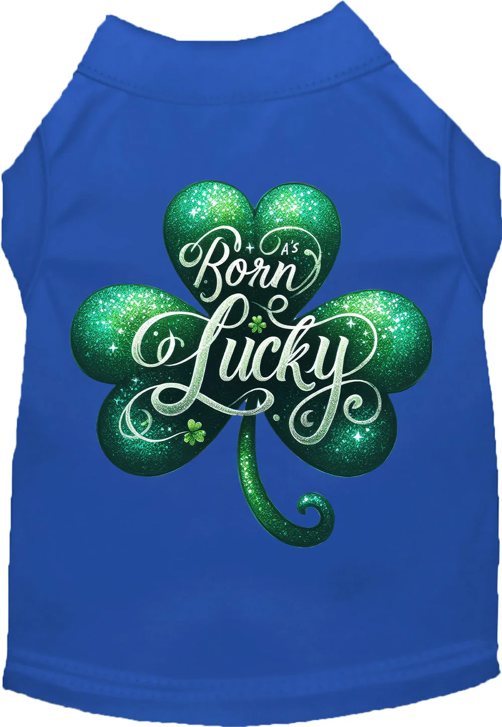 Adorable Cat or Dog Shirt for Pets "A's Born Lucky" - Image 9
