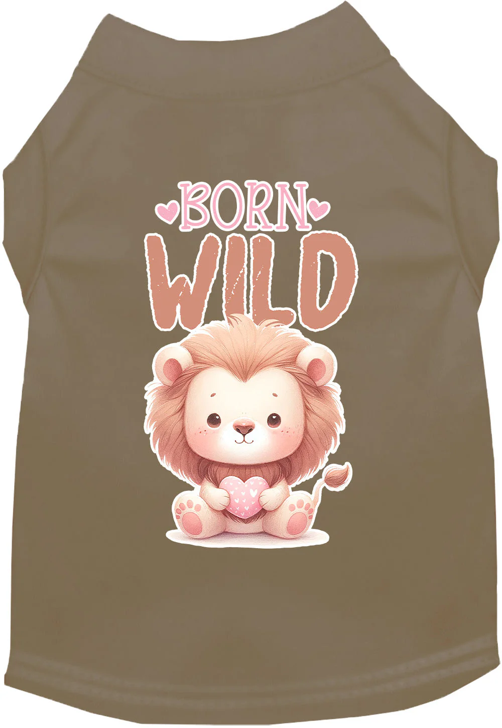 Adorable Cat or Dog Shirt for Pets "Born Wild" - Image 10