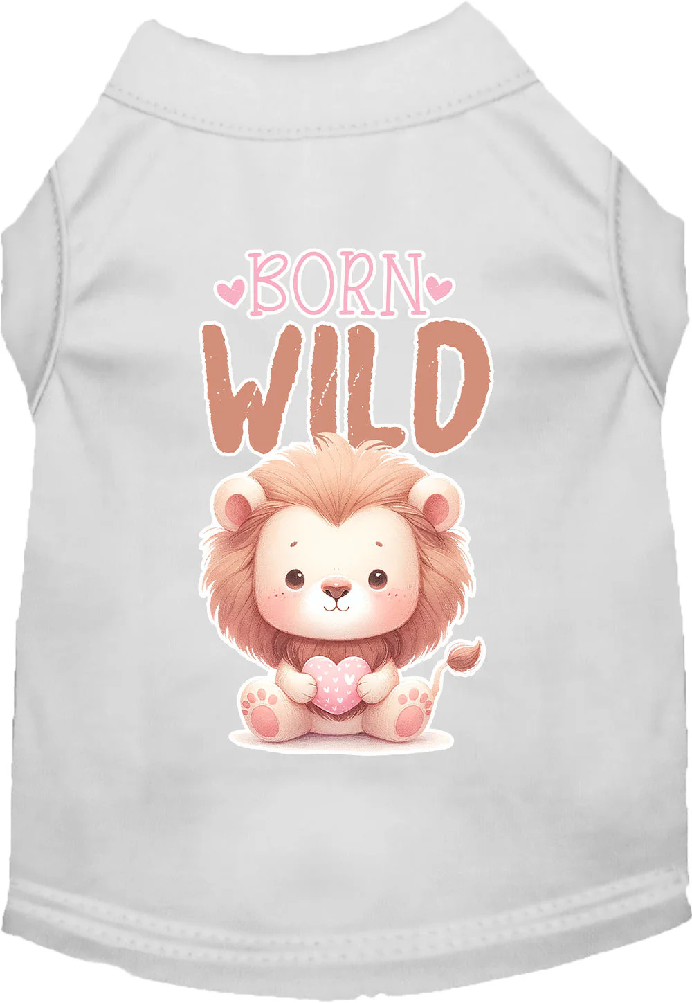 Adorable Cat or Dog Shirt for Pets "Born Wild" - Image 11