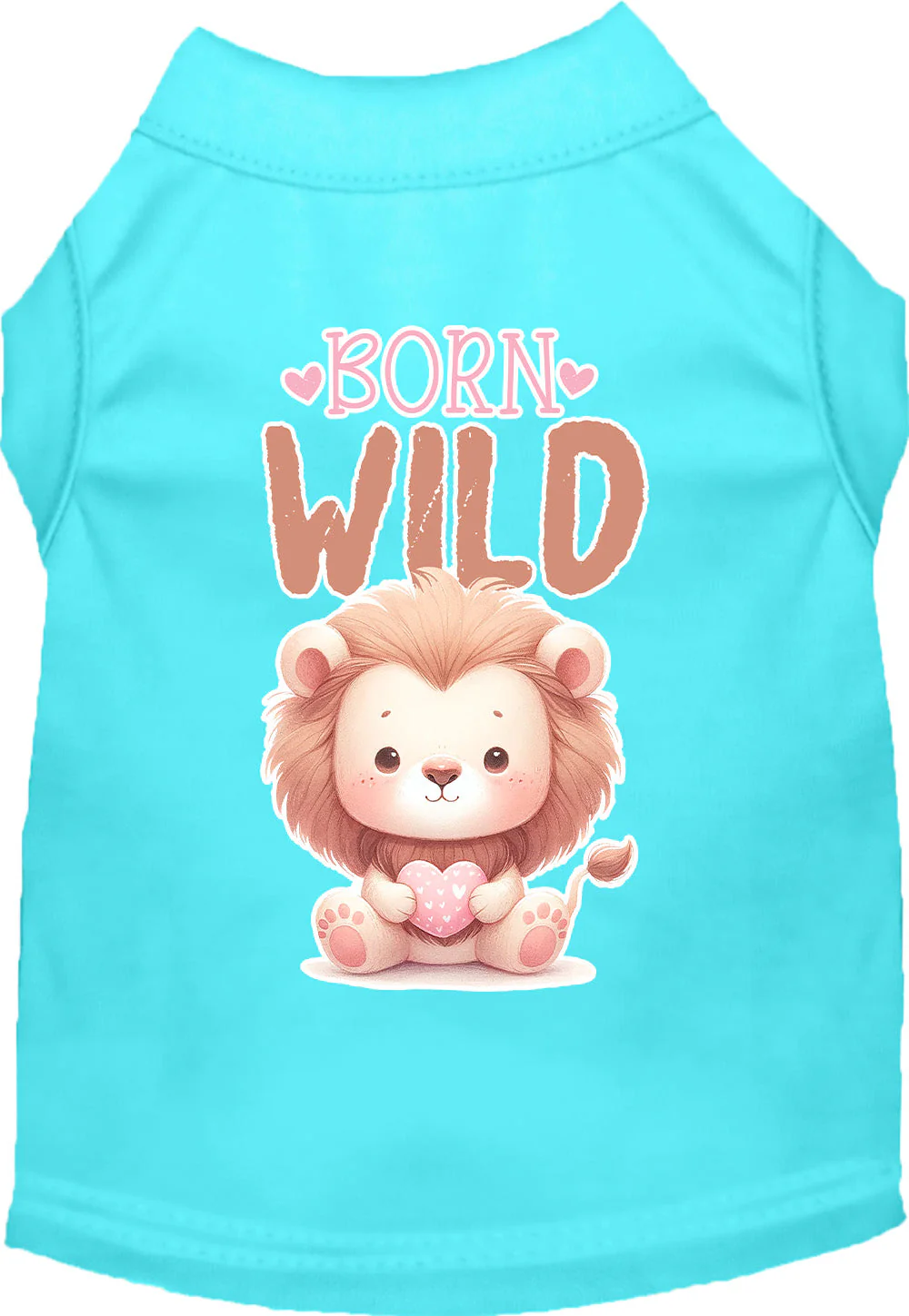 Adorable Cat or Dog Shirt for Pets "Born Wild" - Image 2