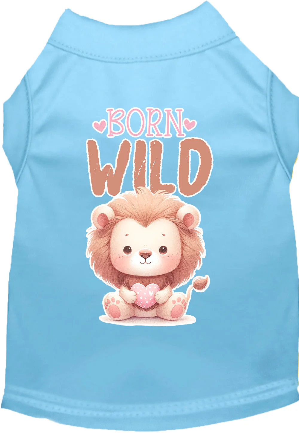 Adorable Cat or Dog Shirt for Pets "Born Wild" - Image 3