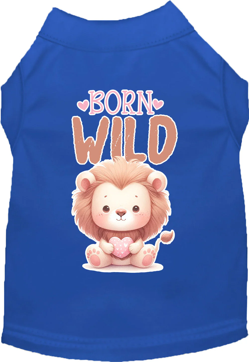 Adorable Cat or Dog Shirt for Pets "Born Wild" - Image 5