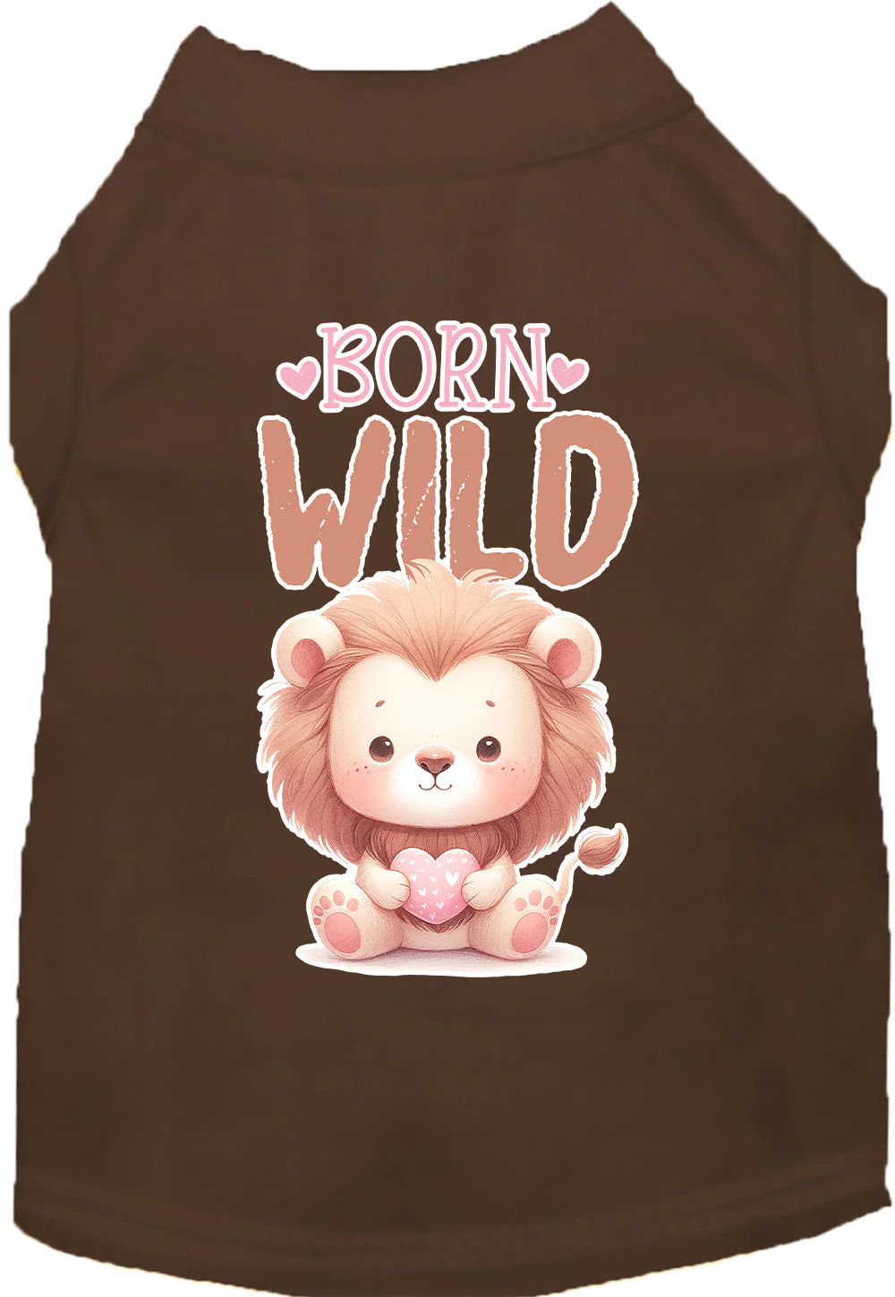 Adorable Cat or Dog Shirt for Pets "Born Wild" - Image 7