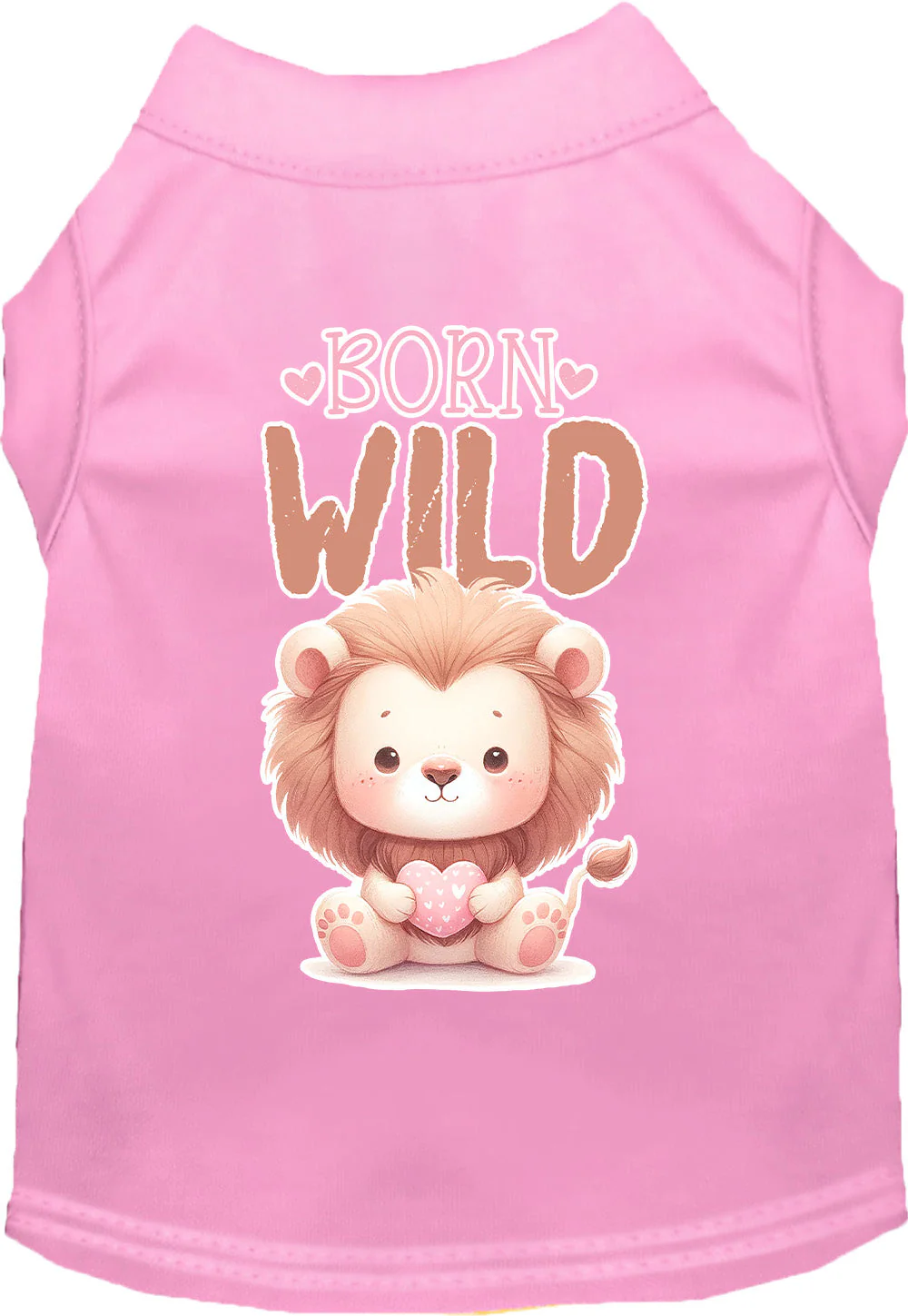 Adorable Cat or Dog Shirt for Pets "Born Wild" - Image 8