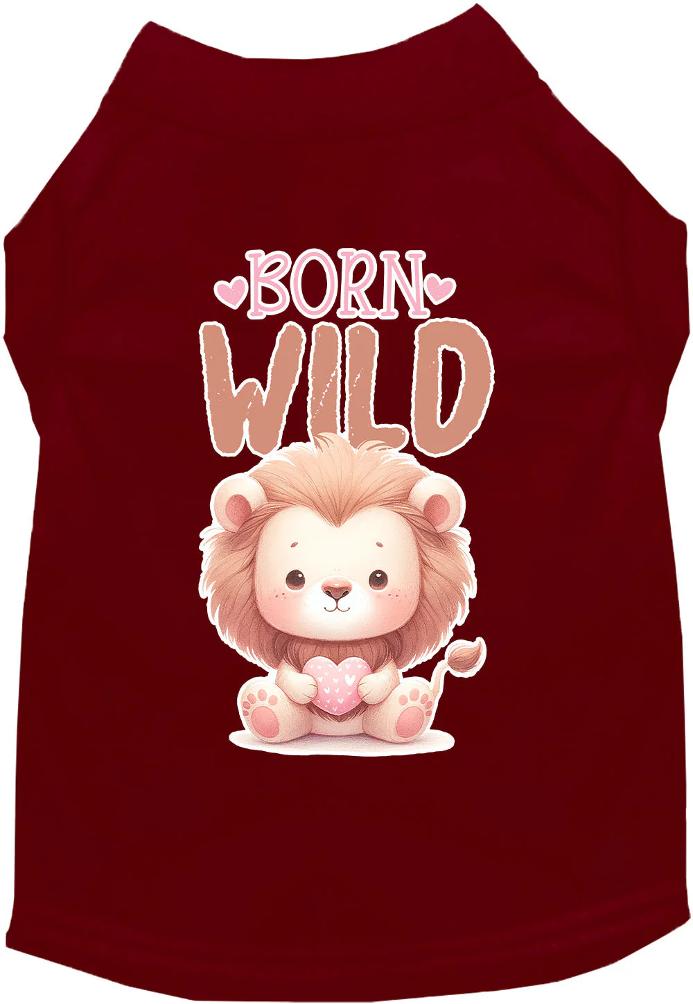 Adorable Cat or Dog Shirt for Pets "Born Wild" - Image 9