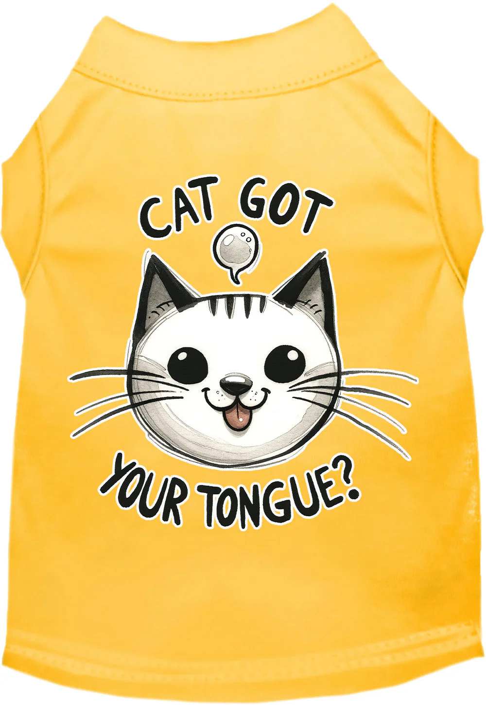 Adorable Cat or Dog Shirt for Pets "Cat Got Your Tongue" - Image 11