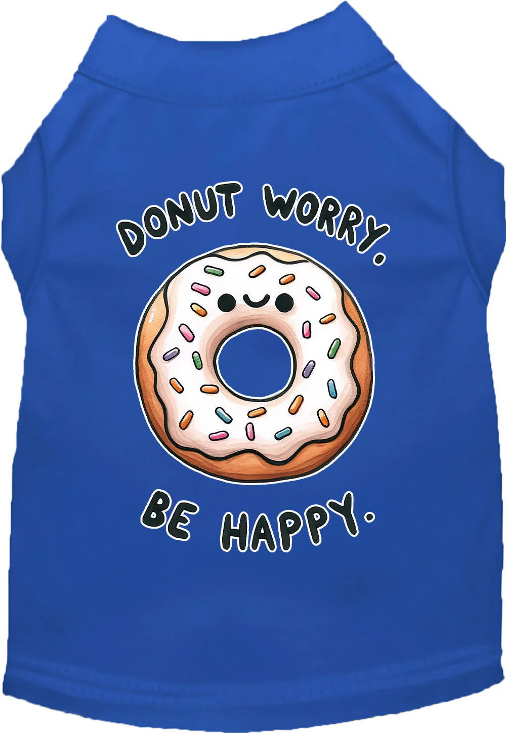 Adorable Cat or Dog Shirt for Pets "Donut Worry, Be Happy" - Image 4