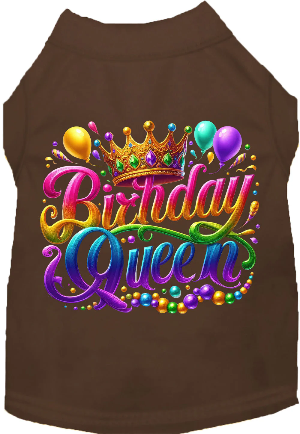 Adorable Cat or Dog Shirt for Pets "Gorgeous Birthday Queen" - Image 10
