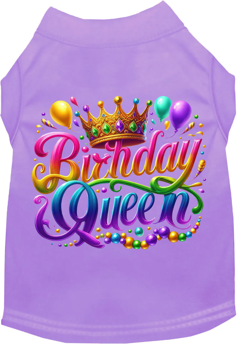 Adorable Cat or Dog Shirt for Pets "Gorgeous Birthday Queen" - Image 11