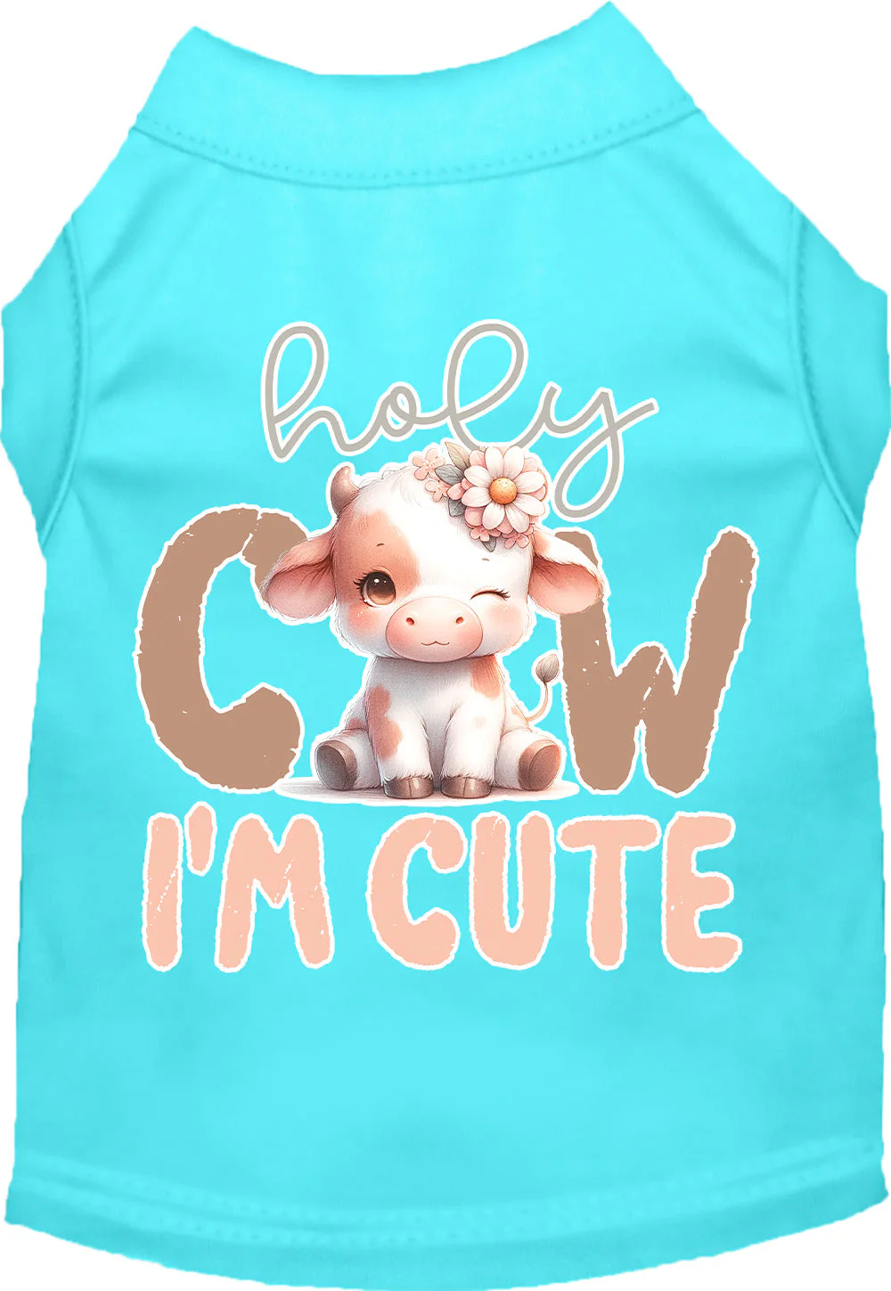 Adorable Cat or Dog Shirt for Pets "Holy Cow, I'm Cute" - Image 6
