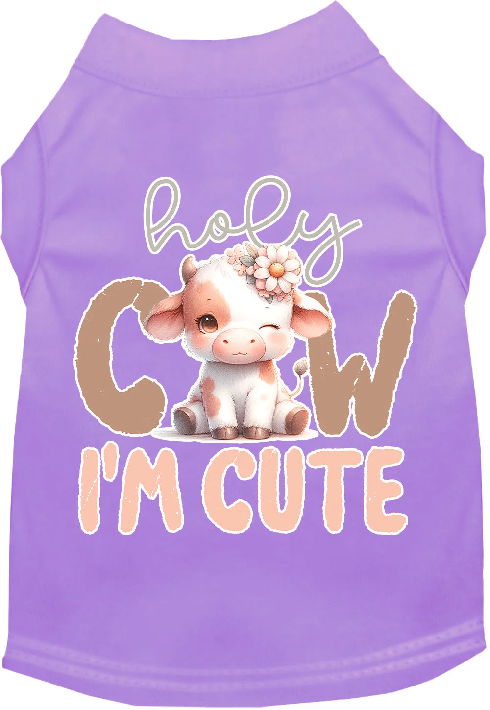 Adorable Cat or Dog Shirt for Pets "Holy Cow, I'm Cute" - Image 9