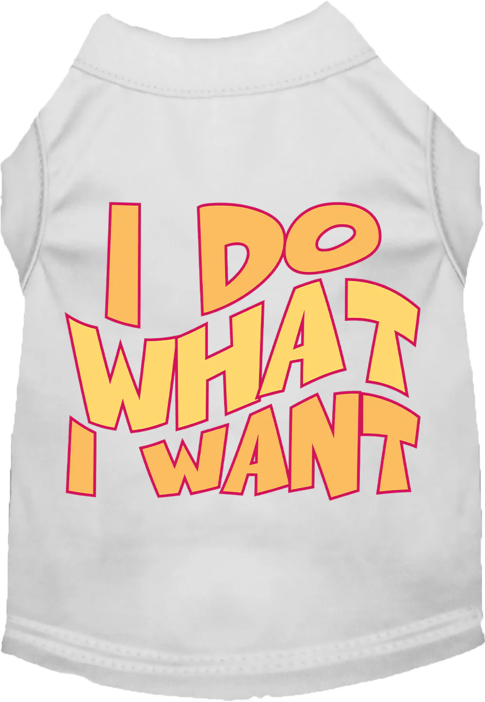 Adorable Cat or Dog Shirt for Pets "I Do What I Want" - Image 3