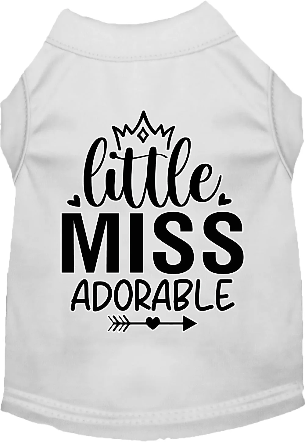 Adorable Cat or Dog Shirt for Pets "Little Miss Adorable" - Image 10