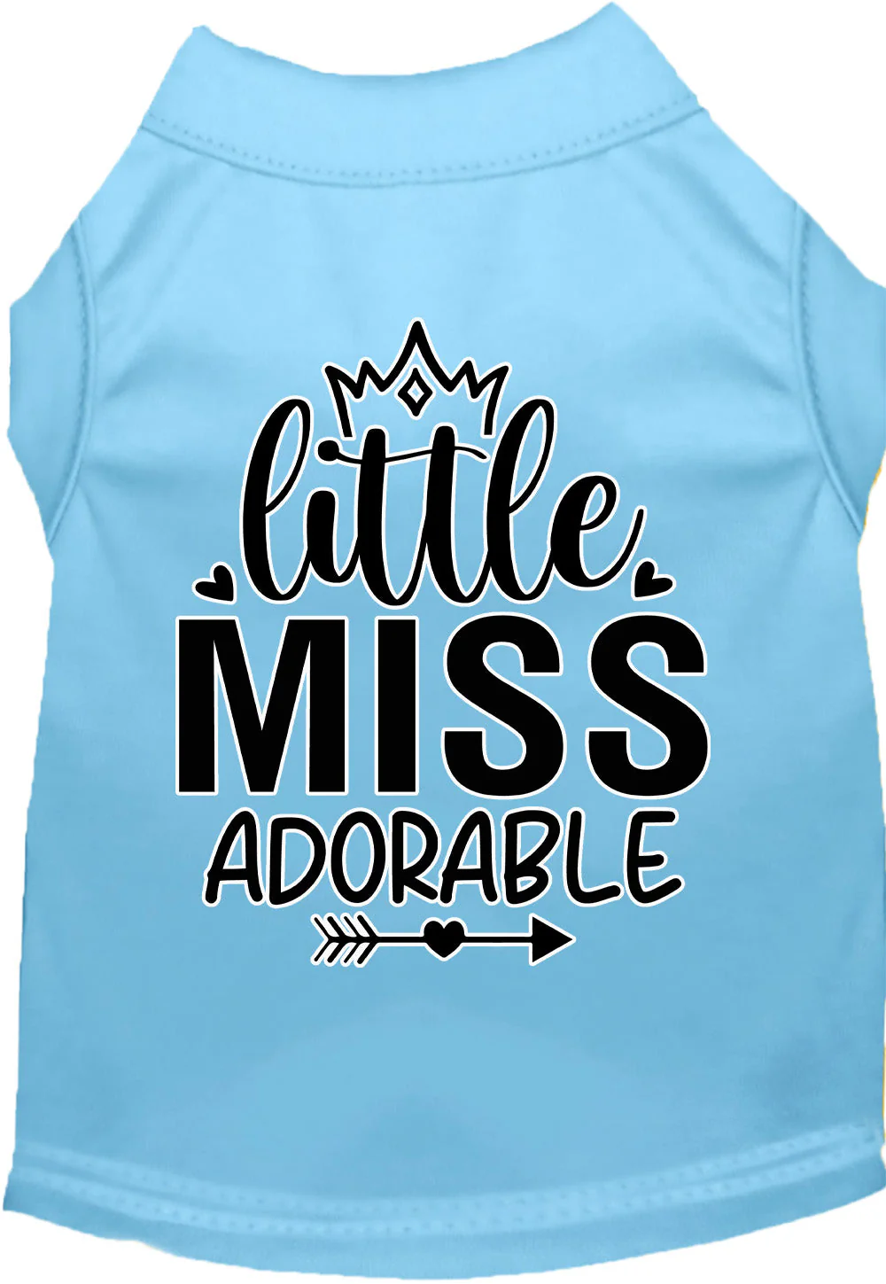 Adorable Cat or Dog Shirt for Pets "Little Miss Adorable" - Image 2