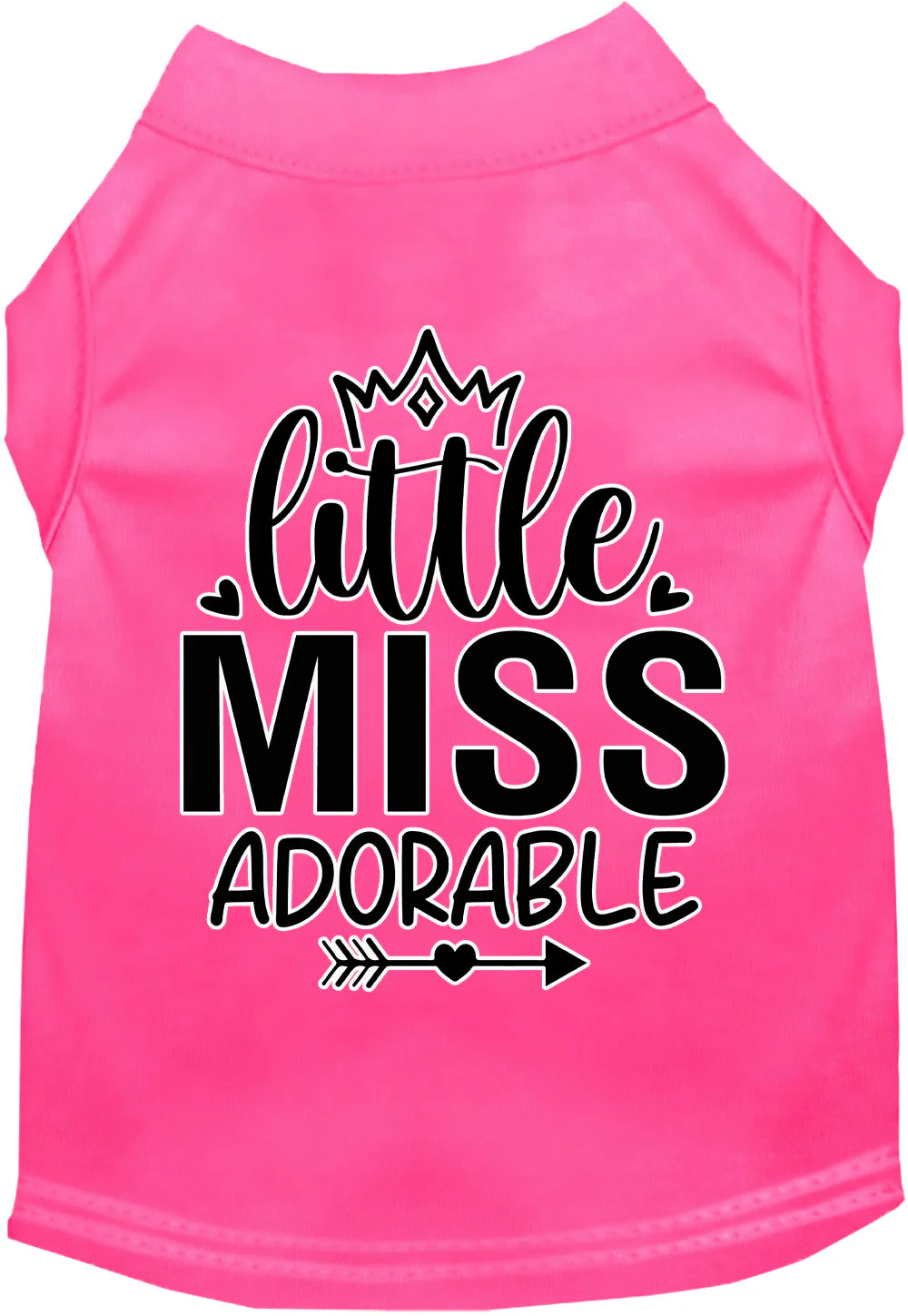 Adorable Cat or Dog Shirt for Pets "Little Miss Adorable" - Image 3