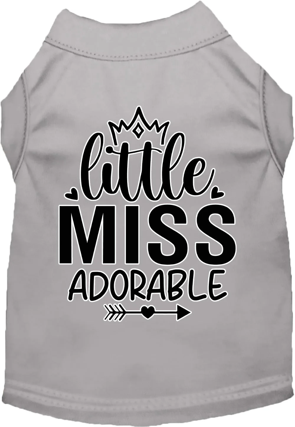 Adorable Cat or Dog Shirt for Pets "Little Miss Adorable" - Image 4