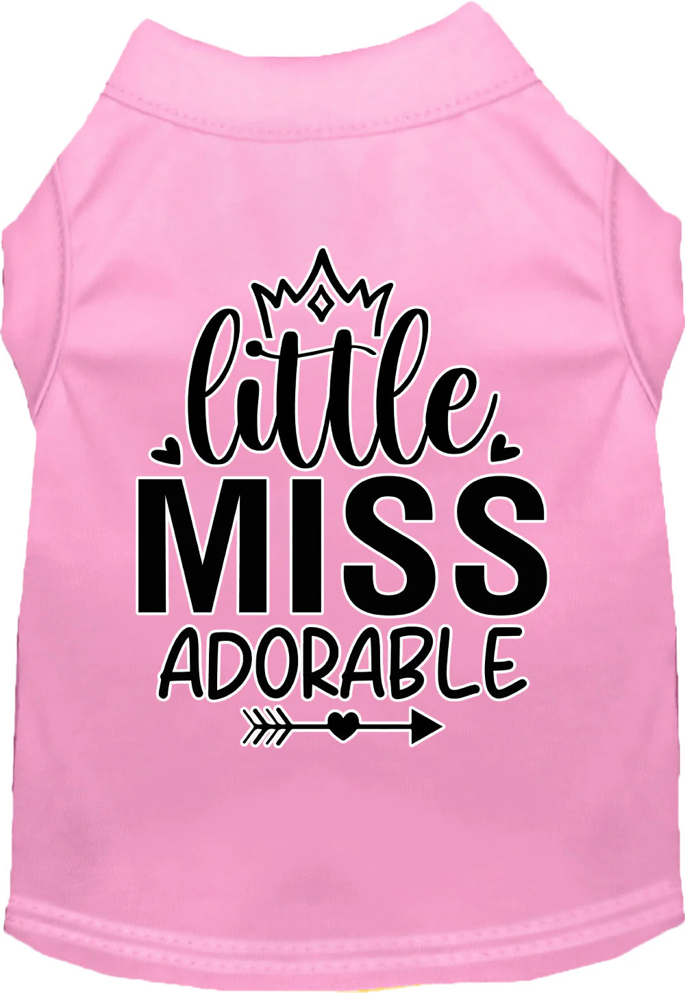 Adorable Cat or Dog Shirt for Pets "Little Miss Adorable" - Image 6