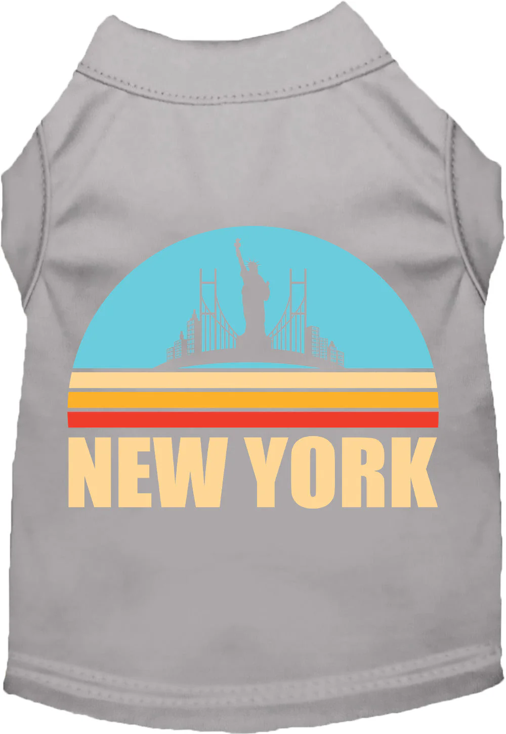 Adorable Cat or Dog Shirt for Pets "Retro New York" - Image 12