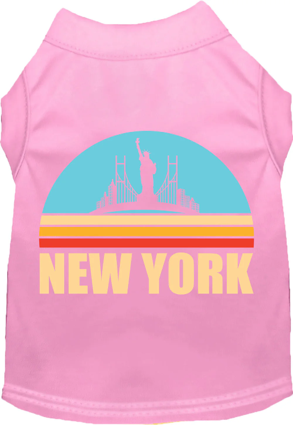Adorable Cat or Dog Shirt for Pets "Retro New York" - Image 3