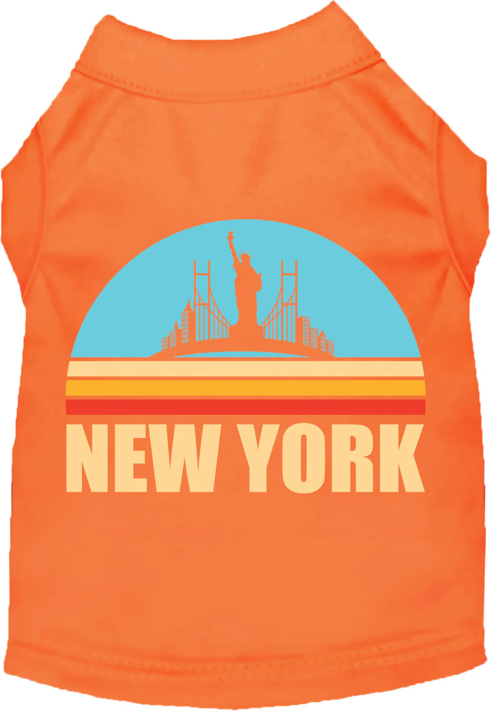 Adorable Cat or Dog Shirt for Pets "Retro New York" - Image 5
