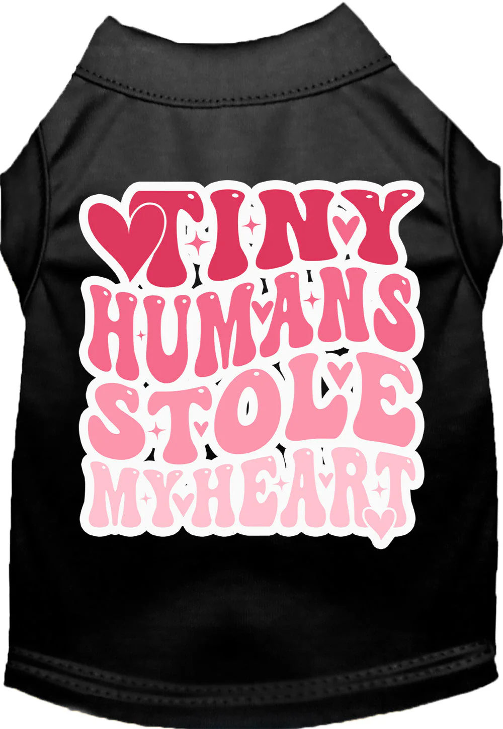 Adorable Cat or Dog Shirt for Pets "Tiny Humans Stole My Heart" - Image 3